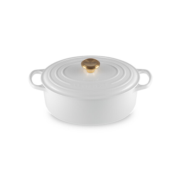 Le Creuset Br&auml;ter Signature oval 29 cm White