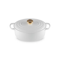 Le Creuset Bräter Signature oval 29 cm White