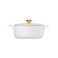 Le Creuset Bräter Signature oval 29 cm White