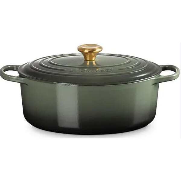 Le Creuset Br&auml;ter Signature oval 31 cm Thyme