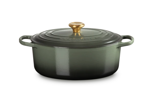 Le Creuset Br&auml;ter Signature oval 31 cm Thyme