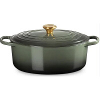 Le Creuset Bräter Signature oval 31 cm Thyme