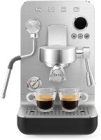 SMEG EMC02BLMEU Espresso-Kaffeemaschine Farbe: Schwarz matt