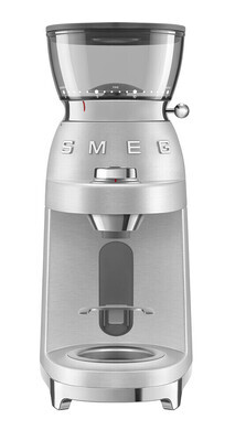 SMEG CGF02SSEU Kaffeem&uuml;hle Farbe: Aluminium