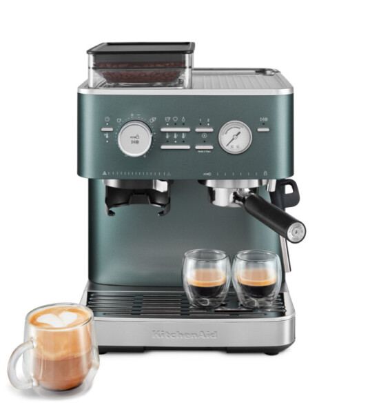 Kitchenaid 5KES6551EJP Halbautomatische Espressomaschine mit M&uuml;hle ARTISAN Farbe: Juniper