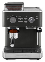 Kitchenaid 5KES6551EBK Halbautomatische Espressomaschine mit M&uuml;hle ARTISAN Farbe: Gusseisen Schwarz