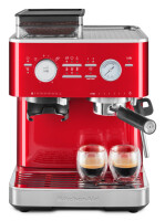 Kitchenaid 5KES6551ECA Halbautomatische Espressomaschine mit M&uuml;hle ARTISAN Farbe: Liebesapfelrot