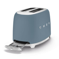 SMEG TSF01SBMEU Toaster f&uuml;r 2 Scheiben Farbe: Storm Blue Matt