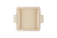 Le Creuset Quadratische Auflaufform Tradition 23cm mit Deckel Kirschrot