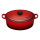 Le Creuset BR&Auml;TER OVAL 31 CM KIRSCHROT