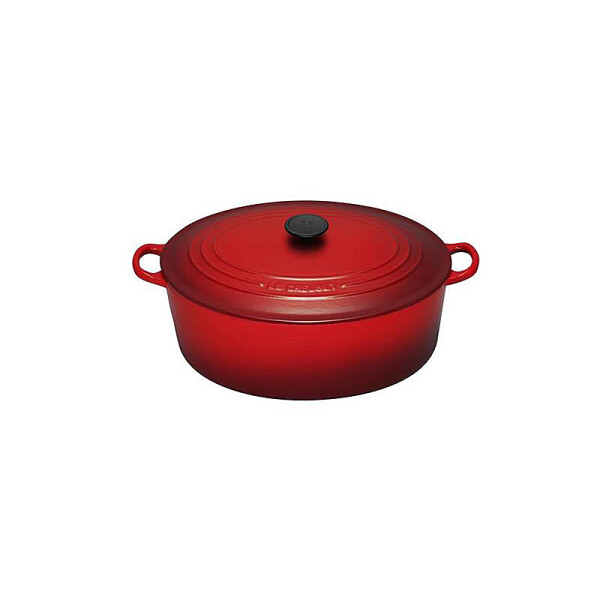 Le Creuset BR&Auml;TER OVAL 35 CM KIRSCHROT