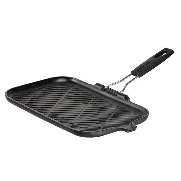 Le Creuset STEAKGRILLPFANNE RECHTECKIG FARBE SCHWARZ