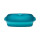 Le Creuset AUFLAUFFORM RECHTIG MIT DECKEL KARIBIK