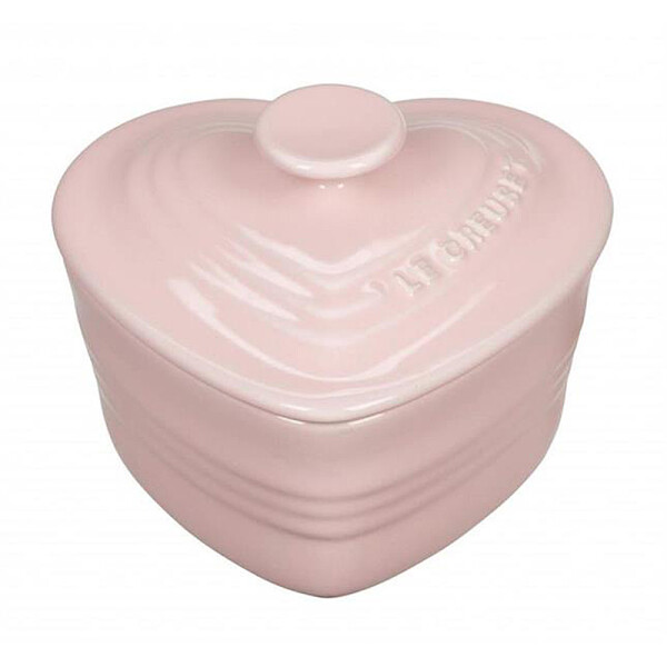 Le Creuset Herzf&ouml;rmchen mit Deckel Chiffon Pink
