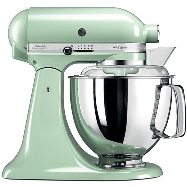 KitchenAid Artisan 5KSM175PSEPT K&uuml;chenmaschine 4,8L in Pistazie mit Zubeh&ouml;r - Produktabbildung zur genauen Darstellung des Artikels.