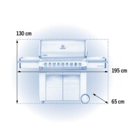 Napoleon PRO665RSIBPSS-3 Prestige PRO 665 Gasgrill   incl. Rotisserie-Set