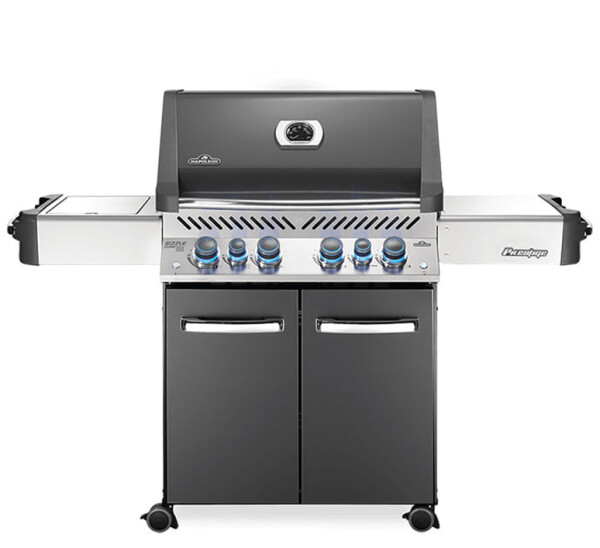 Napoleon P500RSIBPCH-3-DE Prestige 500 Gasgrill Rauchgrau mit Safety Glow und SIZZLE ZONE