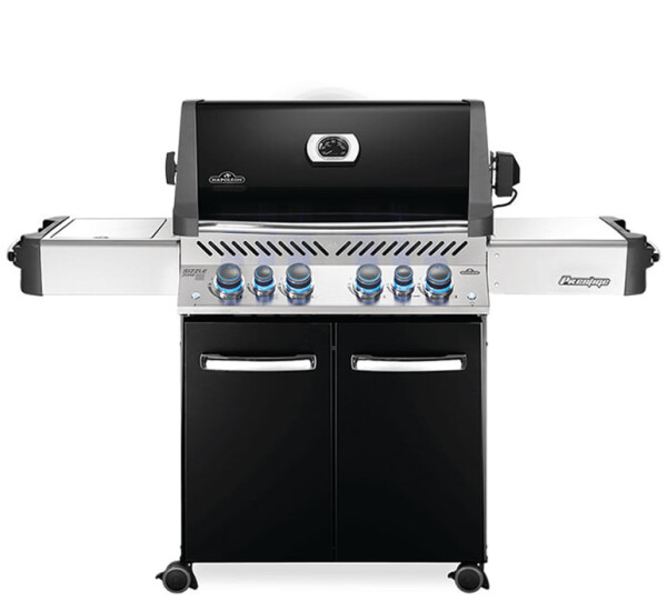 Napoleon P500RSIBPK-3 Prestige 500 Gasgrill Schwarz mit Safety Glow und SIZZLE ZONE